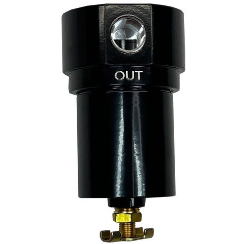 airmaxxx Black 3/8"NPT Air Tank Aluminum Water Filter, Trap & Drain