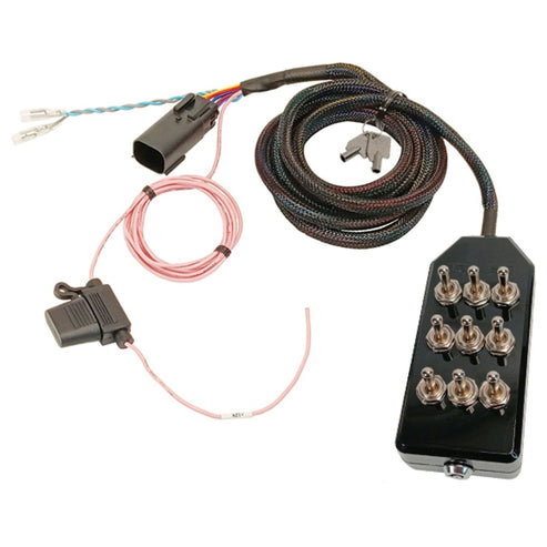 AVS 9 Toggle Switch Box Black Manual Air Ride Suspension Controller