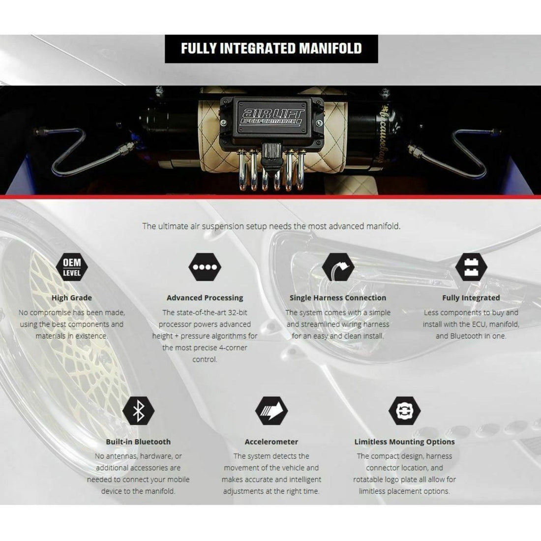 Air Lift 3H Height & Pressure Air Ride Management System (27690 / 27695)
