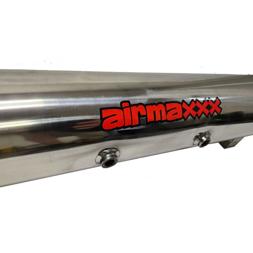 airmaxxx 5 Gallon 7 Port Polished Stainless Steel Air Tank