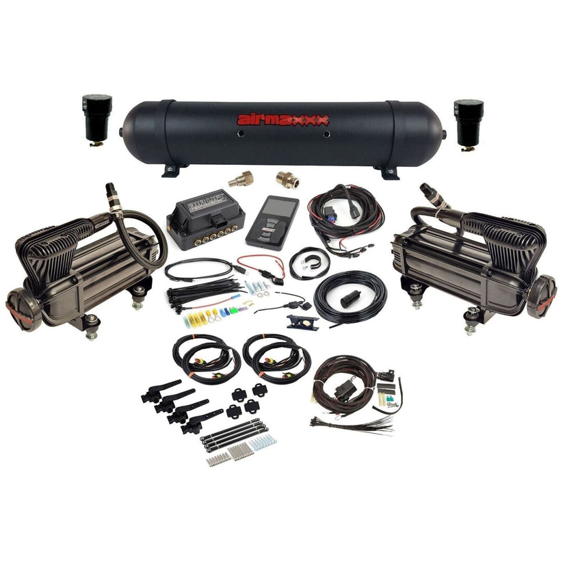 3/8" Air Lift 3H 27695 Kit w/Compressors Aluminum Tank & Harness