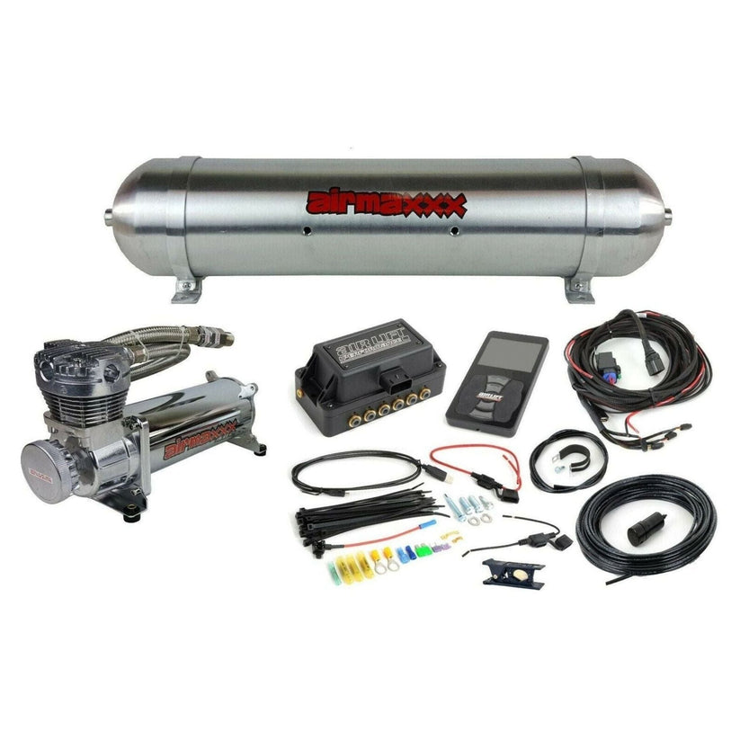 Air Lift 3P 27685 3/8" Kit w/480 Air Compressor & 5 Gallon Seamless Tank