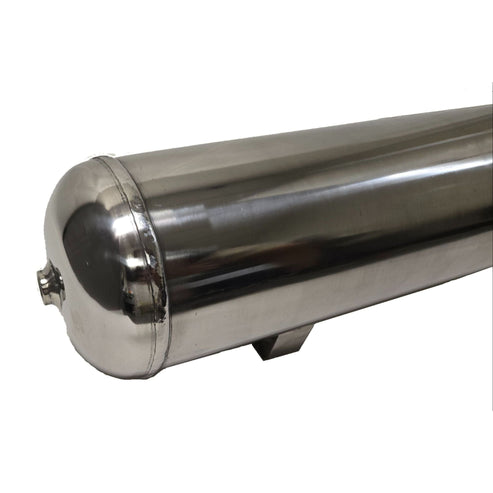 airmaxxx 5 Gallon 7 Port Polished Stainless Steel Air Tank