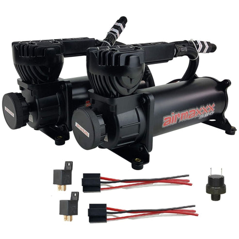 airmaxxx 580 Black Dual Air Compressor Pack 200 PSI Max