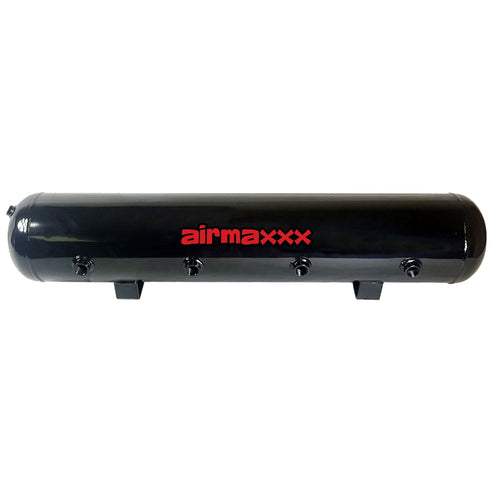 airmaxxx 5 Gallon Steel Air Tank – Gloss Black, 200 PSI Multi-Port