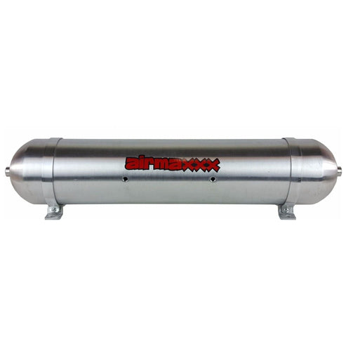 airmaxxx 5 Gallon Seamless Spun Raw Aluminum Air Tank - 33"/250 PSI