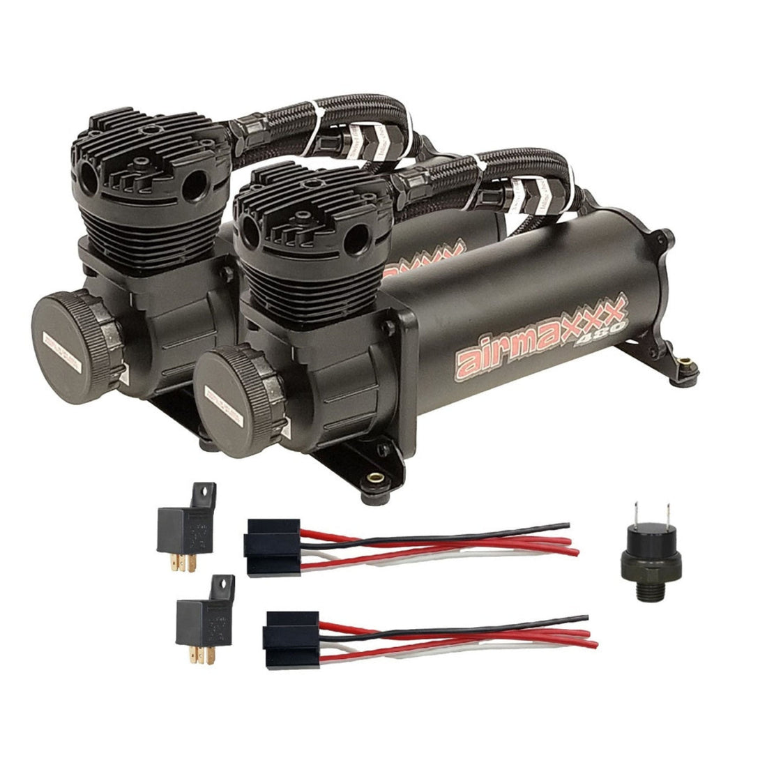 airmaxxx 480 Black Air Compressor Dual Pack