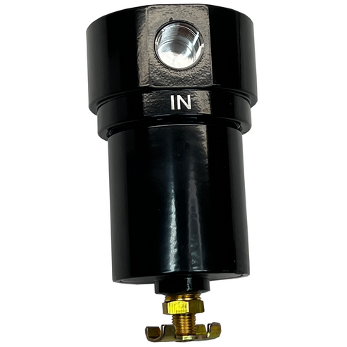 airmaxxx Black 3/8"NPT Air Tank Aluminum Water Filter, Trap & Drain