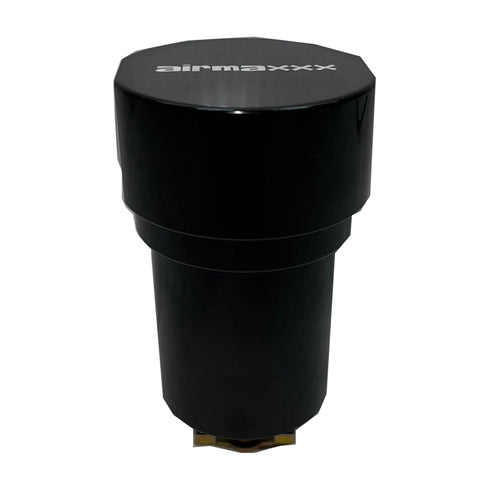 airmaxxx Black 3/8"NPT Air Tank Aluminum Water Filter, Trap & Drain