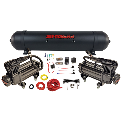 airmaxxx X-Series Dual Pack Air Compressors w/5 Gallon Tank of Your Choice