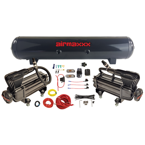 airmaxxx X-Series Dual Pack Air Compressors w/5 Gallon Tank of Your Choice