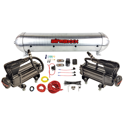 airmaxxx X-Series Dual Pack Air Compressors w/5 Gallon Tank of Your Choice
