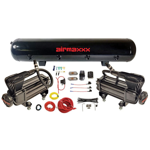 airmaxxx X-Series Dual Pack Air Compressors w/5 Gallon Tank of Your Choice