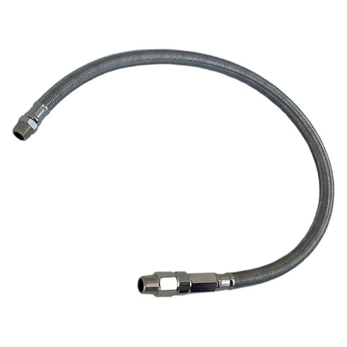 airmaxxx 22" Stainless Steel Braided Leader Hose w/Check Valve – Compressor to Tank